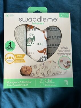 SwaddleMe Baby Swaddle Set in Blue and Green Accents